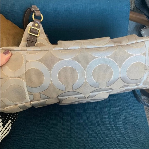 EUC COACH Madison OpArt Sateen Hobo Bag - Picture 6 of 8